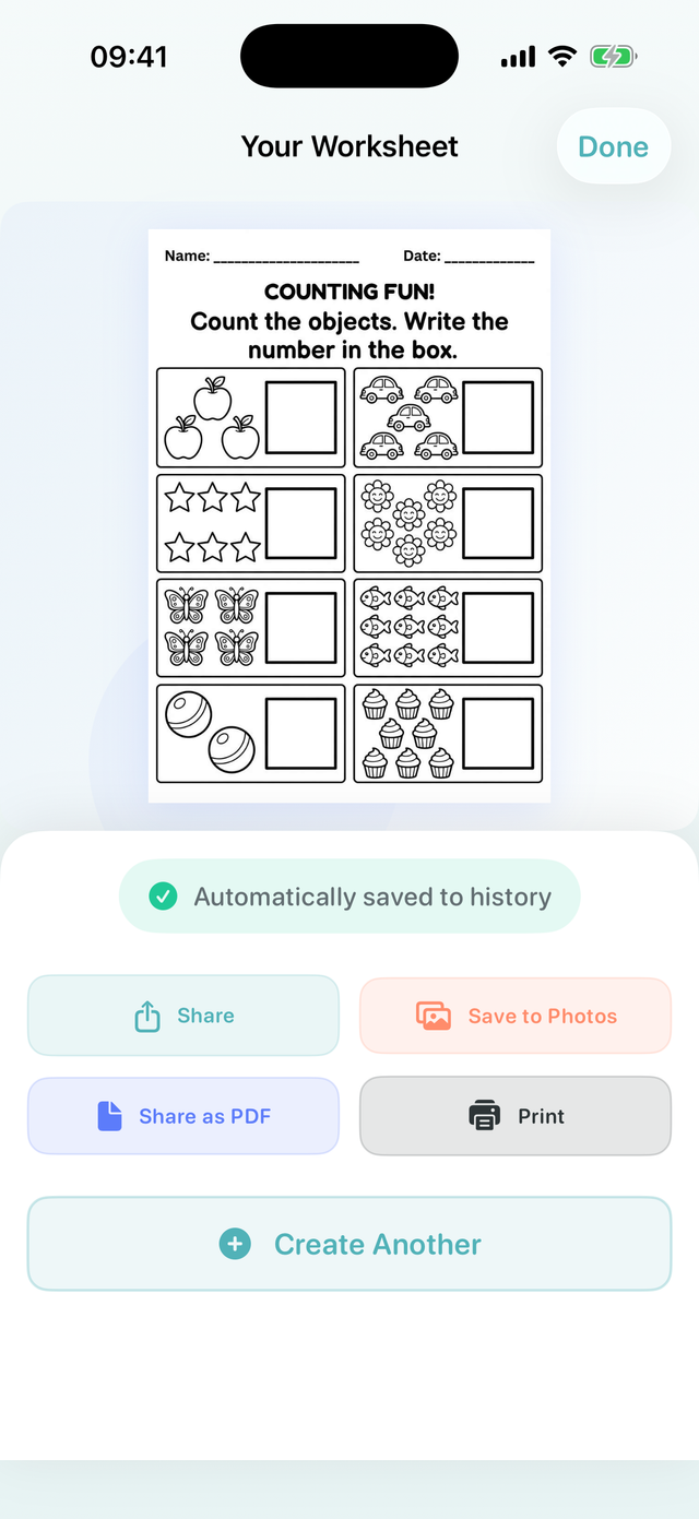 Education AI: WorkSheets Maker screenshot 3