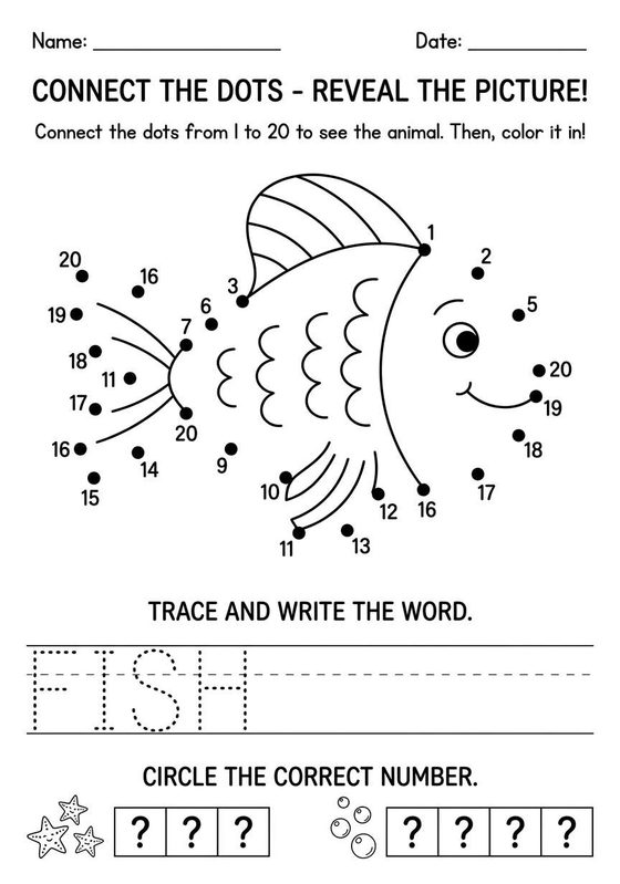 Dot to Dot printable worksheet preview