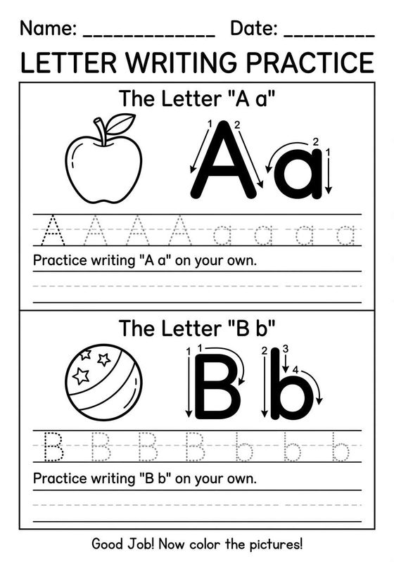 Letter Tracing printable worksheet preview