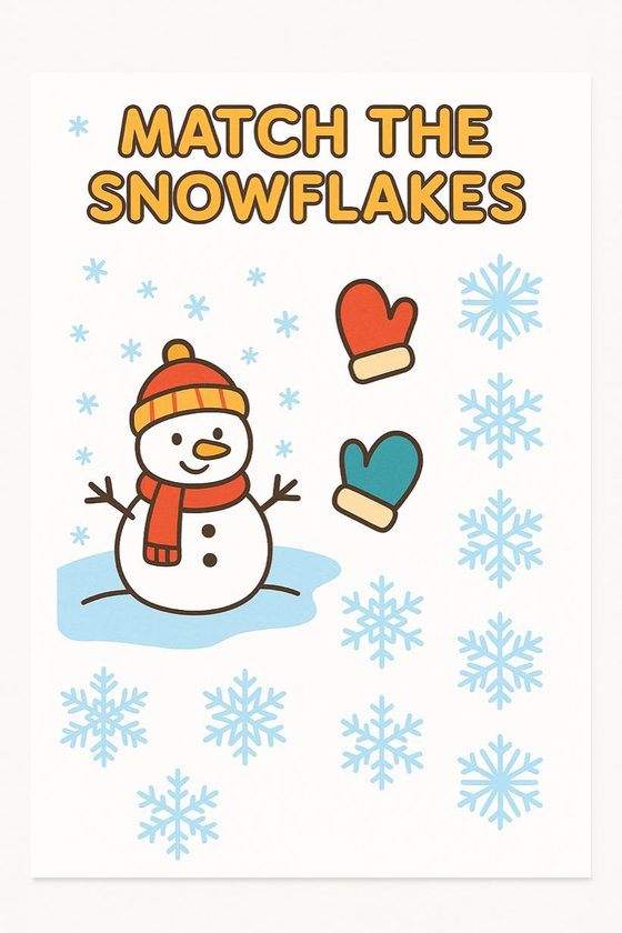 Winter Wonderland printable worksheet preview